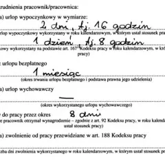 Urlop dłuższy dzięki świadectwu? Kiedy pracodawca może go żądać?