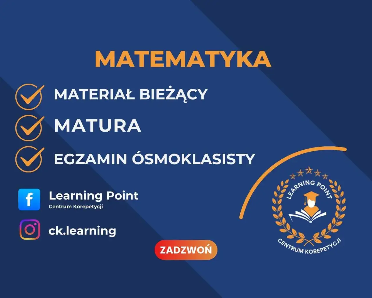 Różne formy korepetycji matematyka online i stacjonarnie