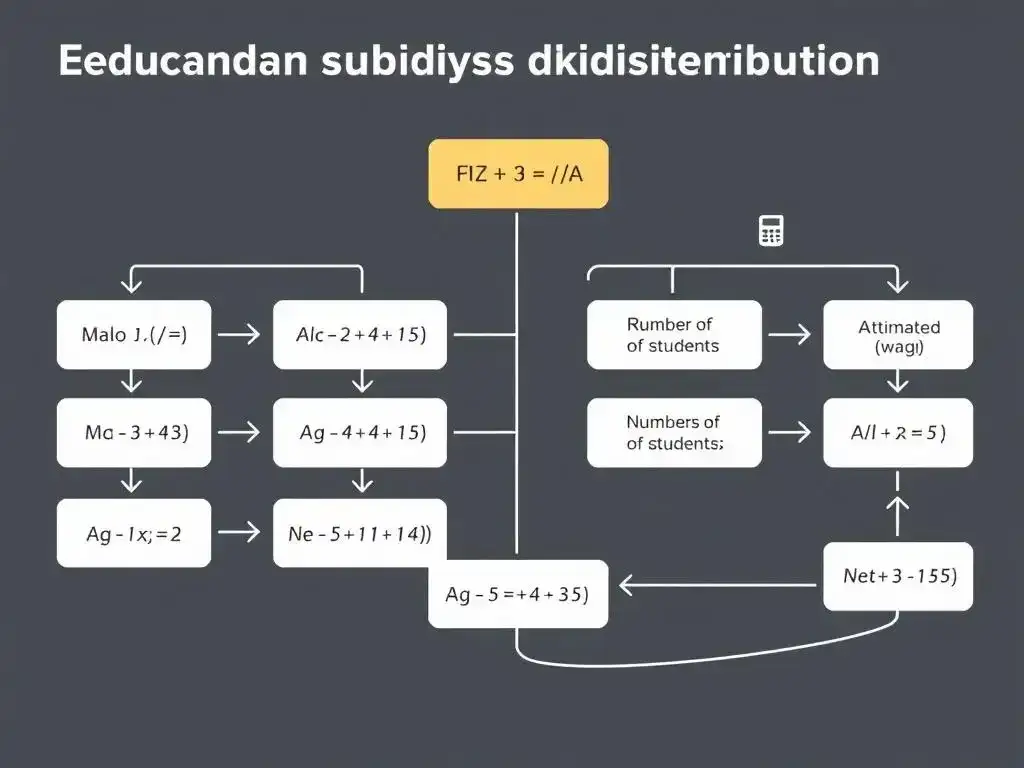Algorytm podziału subwencji oświatowej schemat